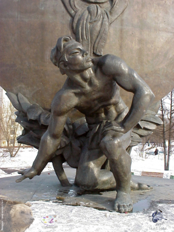 Фрагмент скульптурной композиции. Фотограф Марина Роз.