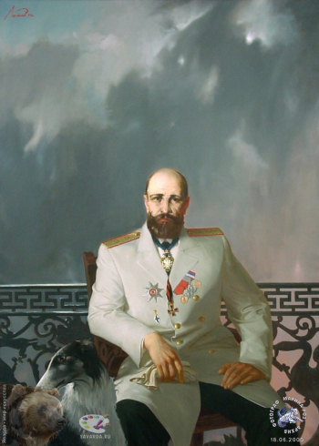 Олег Леонов. 200-лет МВД.. Столыпин. Холст, масло.