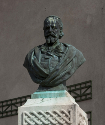 Эжен (Юджин) Тивье. Бюст французского живописца Альфреда Сислея. 1911. Море-сюр-Луэн (Франция).