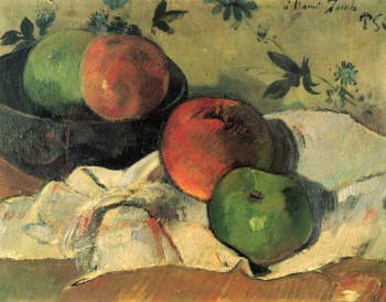 Поль Гоген. Яблоки. Холст, масло. 27х35. 1888. Частное собрание.