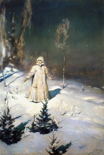 Васнецов Виктор Михайлович. Снегурочка. Холст, масло. 116х80. 1899. Государственная Третьяковская галерея.