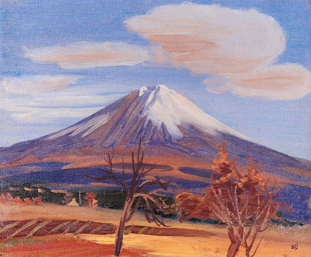 Канаэ Ямамото. Гора Фудзи. Холст, масло. 1938. Музей Канаэ Ямамото.