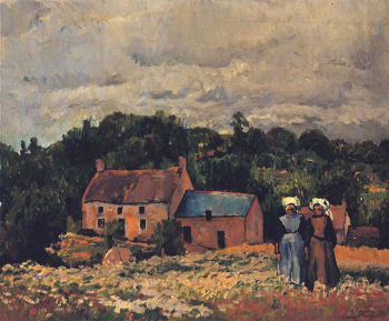 Канаэ Ямамото. Лето в Бретани. Холст, масло. 1913. Музей Канаэ Ямамото.