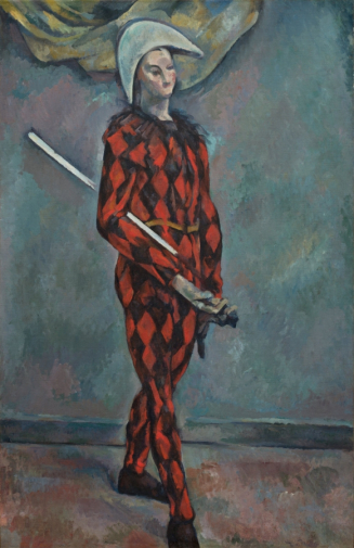 Поль Сезанн. Арлекин. Холст, масло. 101x65. 1888-1890. Национальная галерея искусства (Вашингтон).