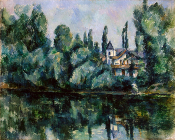 Поль Сезанн. Берега Марны. Холст, масло. 65х81. 1888. Государственный Эрмитаж.