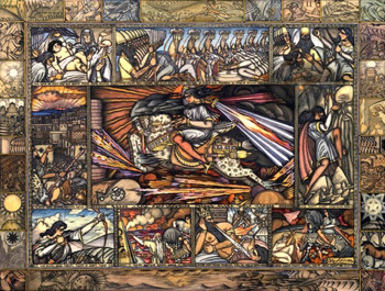 Коджоян Акоп Карапетович. Давид Сасунский. 1922. Государственная картинная галерея Армении.