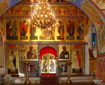 Иконостас храма Вознесения Господня на Большой Никитской улице. Фотограф Марина Роз.