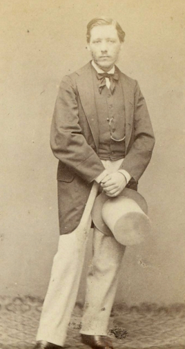 Эдгар Дега (Edgar Degas), 1860. Неизвестный фотограф.