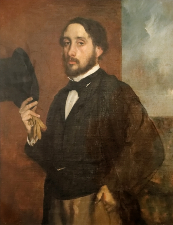 Эдгар Дега. Автопортрет. Холст, масло. 92,5x66,5. 1863. Музей Галуста Гюльбенкяна.