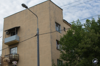 Дом-коммуна РЖСКТ `1-е Замоскворецкое объединение`. Вид на здание