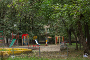 Дом-коммуна РЖСКТ `1-е Замоскворецкое объединение`. Площадка для детей