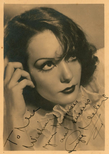 Лупе Велес (Lupe Velez). Лупе Велес. Фотография-открытка с автографом.