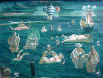 Лопатников Алексей Николаевич. Лето. Холст, масло. 90х120. 1997. Авторское собрание.
