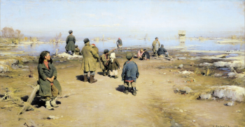 Архипов Абрам Ефимович. Лёд прошёл. Холст, масло. 70х136. 1895. Рязанский государственный областной художественный музей имени И.П.Пожалостина.