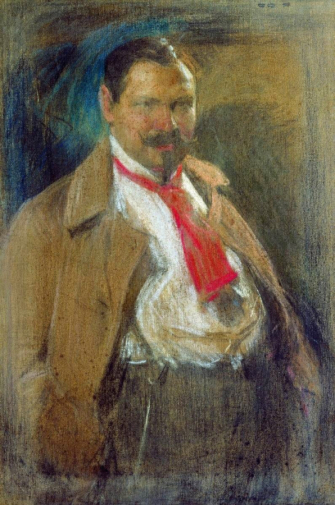 Архипов Абрам Ефимович. Портрет Василия Фёдоровича Пырикова. Бумага, пастель. 91х60. Государственная Третьяковская галерея.