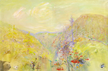 Лескова Нина Алексеевна. Ведь это осень. Холст, масло. 60х90. 2003. Авторское собрание.