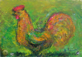 Лескова Нина Алексеевна. Весна. Картон, масло. 35х50. 1998. Авторское собрание.