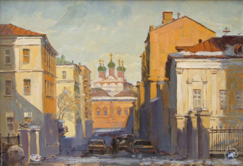 Картина `Вид на Петровский монастырь`