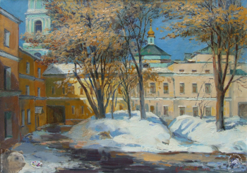 Московский дворик Серебрянического переулка