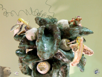 Шилина Галина Анатольевна. Колибри. Керамика. 2006. Авторское собрание.