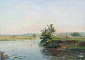 Егоркин Владимир Дмитриевич. Утро. Холст, масло. 25х35. 2003. Авторское собрание.