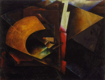 Эль Лисицкий. Композиция. Холст, масло. 71х58. 1918-1920. Национальный художественный музей (Киев).