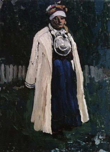 Рерих Николай Константинович. Печоры. Полуверка. Дерево, масло. 40,7х30,5. 1903. Государственный музей искусства народов Востока.