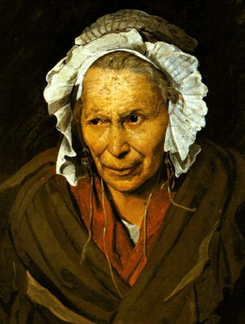 Теодор Жерико. Безумная женщина. Холст, масло. 72x58. 1822. Лионский музей изобразительных искусств.