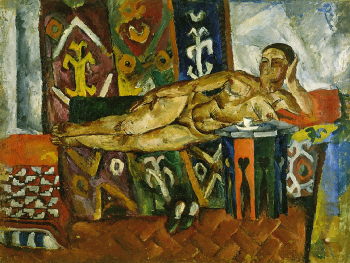 Кончаловский Пётр Петрович. Шахерезада. Холст, масло. 108х142. 1917. Тульский музей изобразительных искусств.
