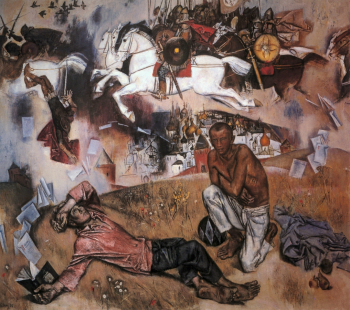 Моисеенко Евсей Евсеевич. Память. Холст, масло. 145х165. 1980. Государственный Русский музей.