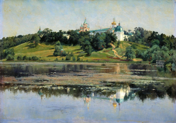 Крыжицкий Константин Яковлевич. Звенигород. Холст, масло. 31,4х45. 1895. Архангельский областной музей изобразительных искусств.