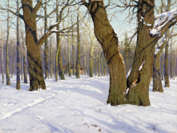 Крыжицкий Константин Яковлевич. Повеяло весной. Холст, масло. 81х109. 1910. Харьковский художественный музей.