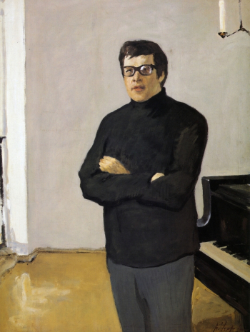 Угаров Борис Сергеевич. Портрет А.П.Петрова. Холст, масло. 150х110. 1971. Государственный Русский музей.