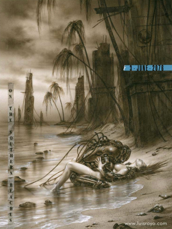 Луис Ройо. Пляжный отдых. Акрил. 1997. Частное собрание.