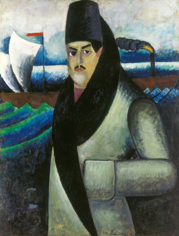 Машков Илья Иванович. Автопортрет. Холст, масло. 137х107. 1911. Государственная Третьяковская галерея.