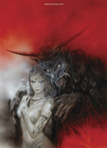 Луис Ройо. Секреты. Акрил. 2004. Частное собрание.