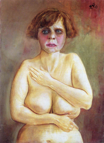 Отто Дикс. Обнажённая. 1926. Частное собрание.