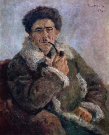 Модоров Фёдор Александрович. Портрет партизана. Холст, масло. 100х80. 1943. Севастопольский художественный музей имени М.П.Крошицкого.