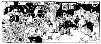 Жорж Проспер Реми (Эрже). Комикс `Тинтин в Америке`. Частное собрание.