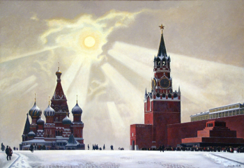 Солнце над Красной площадью