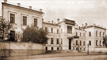 Александровская больница Московского купеческого общества. Неизвестный фотограф.