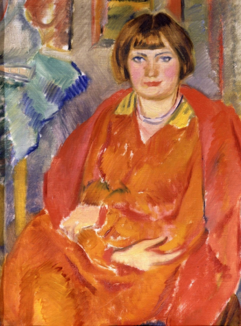 Тырса Николай Андреевич. Женский портрет. Холст, масло. 54х42. 1935. Государственный Русский музей.
