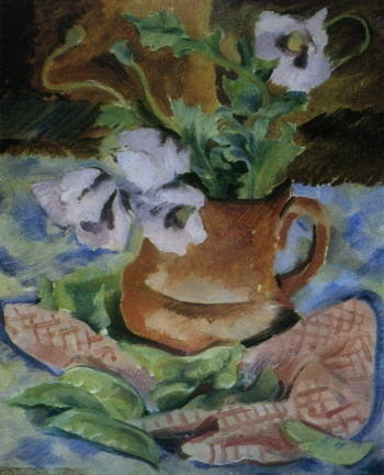 Тырса Николай Андреевич. Натюрморт. Маки. Холст, масло. 40х34. 1932. Одесский художественный музей.