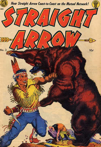 Фрэнк Фразетта. Обложка комикса `Straight Arrow`, №3. Бумага, печать. 1950. Частное собрание.