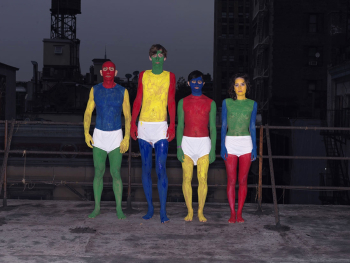Олаф Браунинг. Супергерои. Боди-арт. 2009.