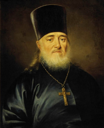 Левицкий Дмитрий Григорьевич. Портрет священника Петра Левицкого. Холст, масло. 72х58. 1812. Государственная Третьяковская галерея.