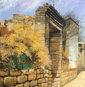 Чжан Цзюнли. Парадный вход. 2010-е. Частное собрание.