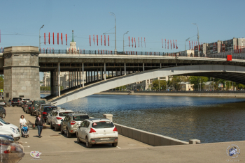 Большой Краснохолмский мост в Москве. Большой Краснохолмский мост. Фото 09.05.2018.