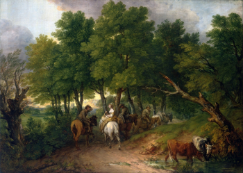 Томас Гейнсборо. Дорога с рынка. Холст, масло. 121х170. 1767-1768. Музей искусств Толидо.