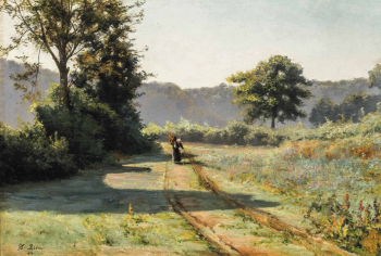 Анри Бива. Старая дорога. Холст, масло. Частное собрание.